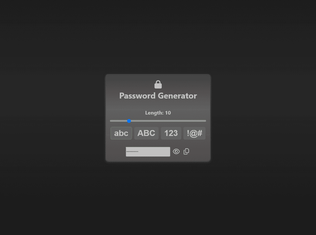 Password Generator